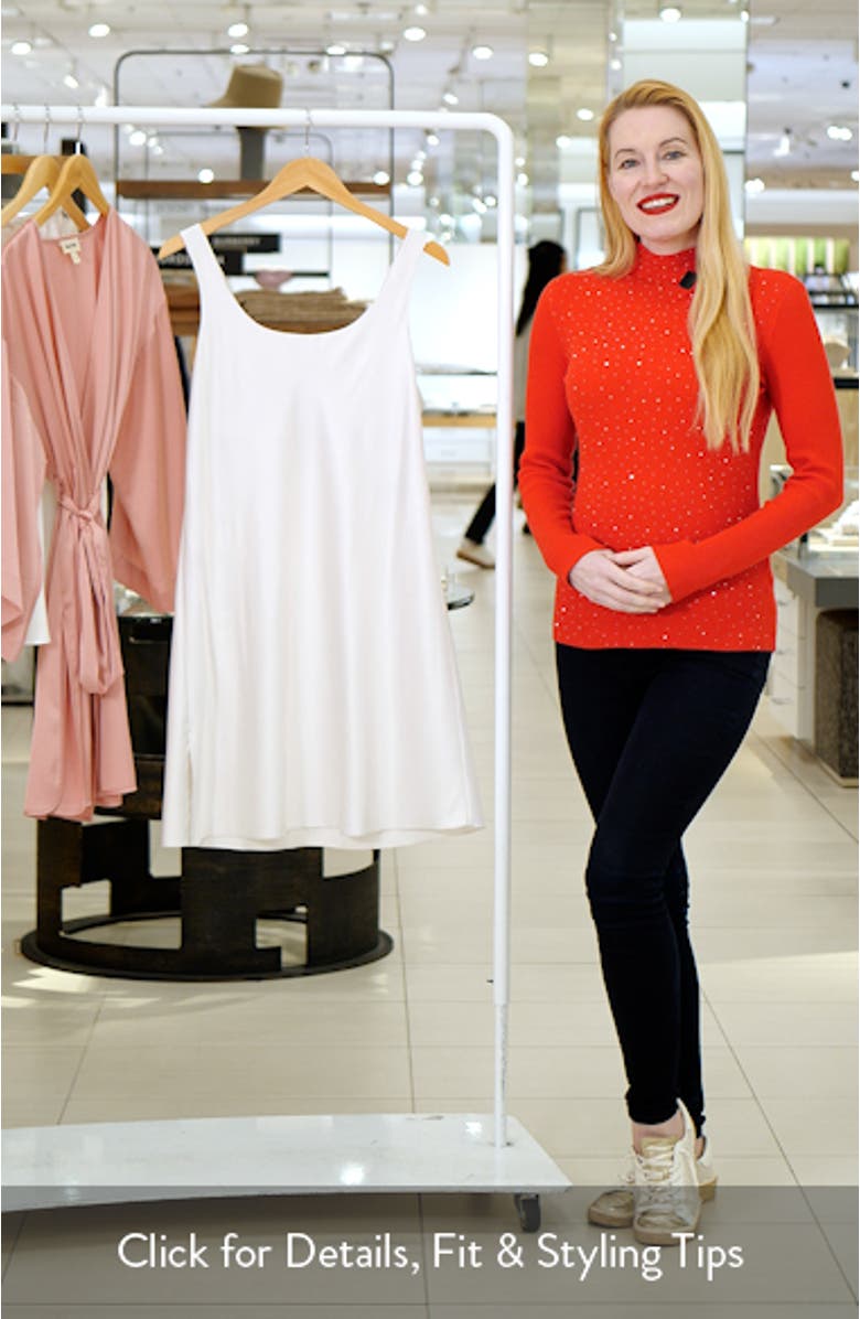 Glamour Stretch Satin Chemise, sales video thumbnail