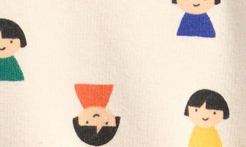Bobo Choses Game Pawns Print Stretch Cotton Sweatshirt In White