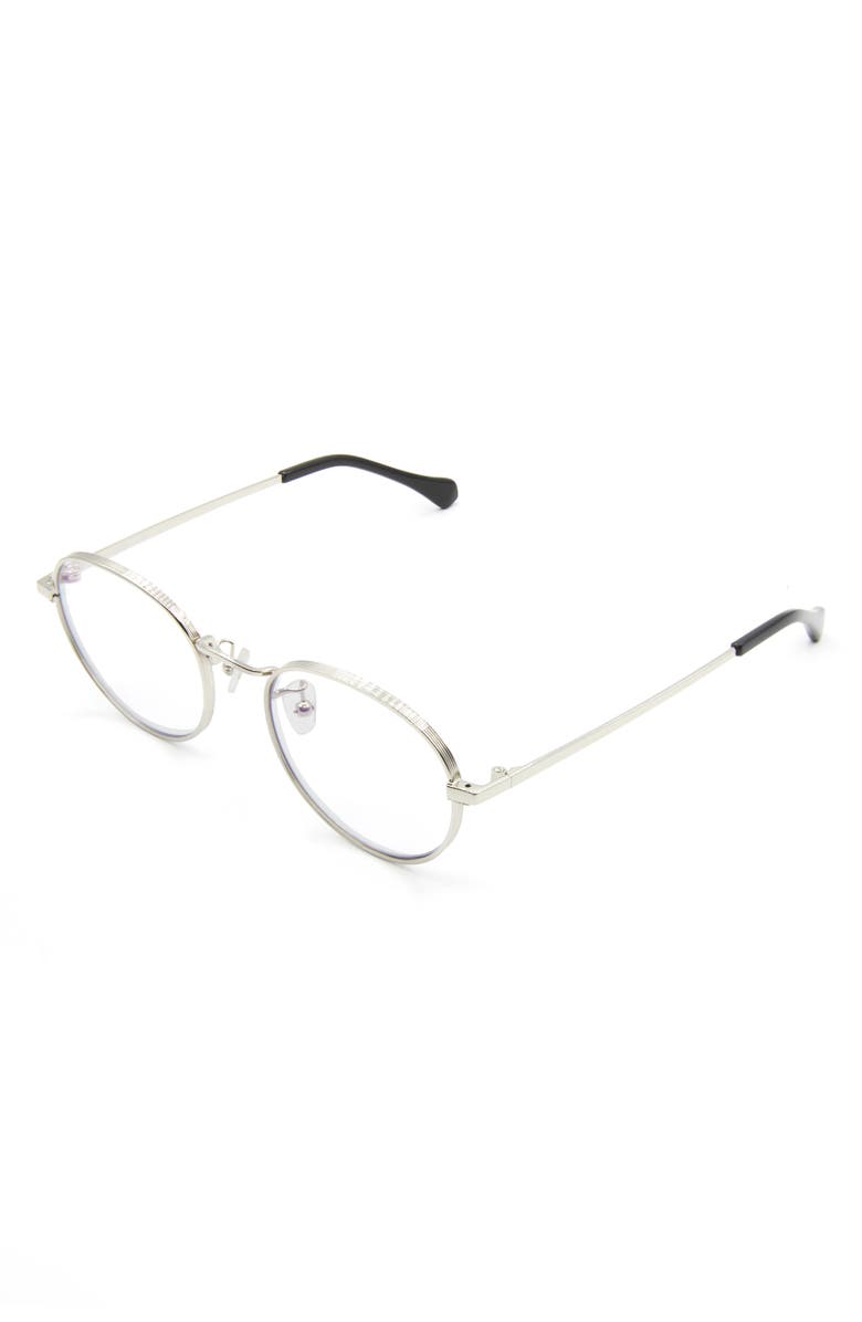 Felix Gray Hamilton 49mm Round Blue Light Blocking Glasses, Alternate, color, 