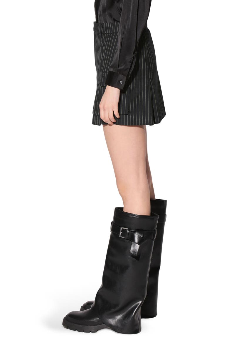 Thalia Pinstripe Miniskirt, Alternate, color, SPADE STRPE SUITING