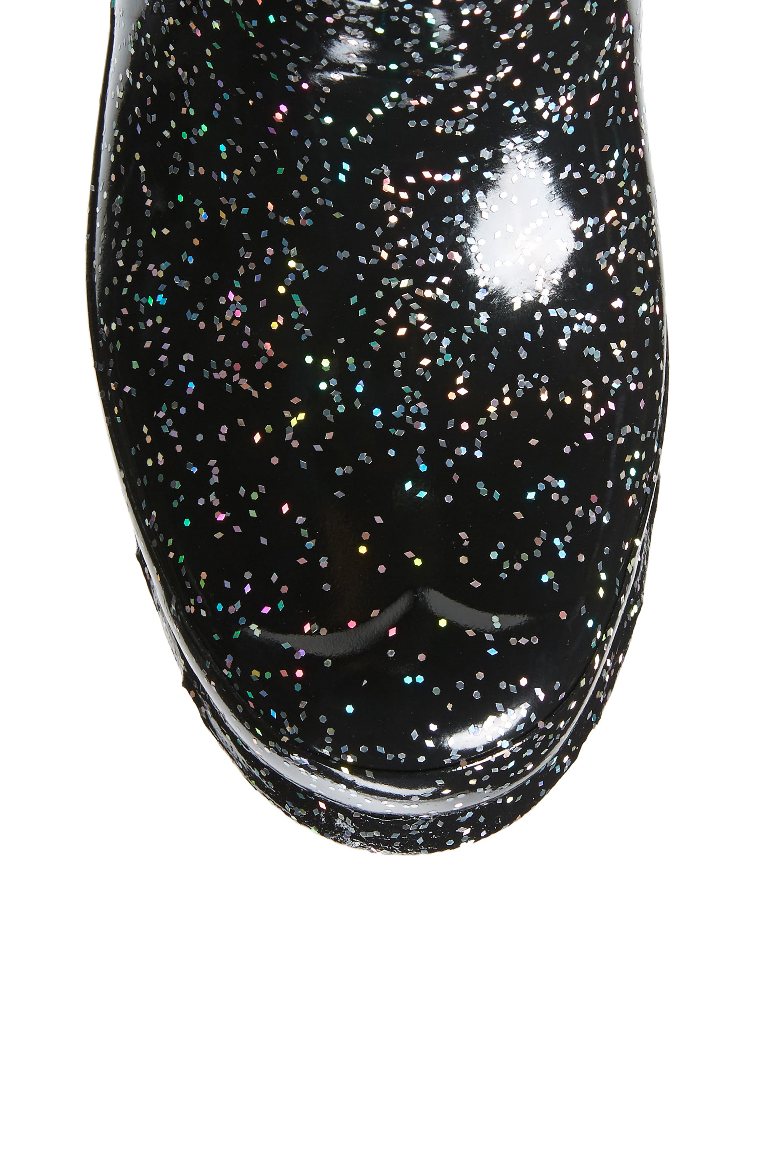 Hunter Kids' Original Giant Glitter Waterproof Rain Boot, Alternate, color, 