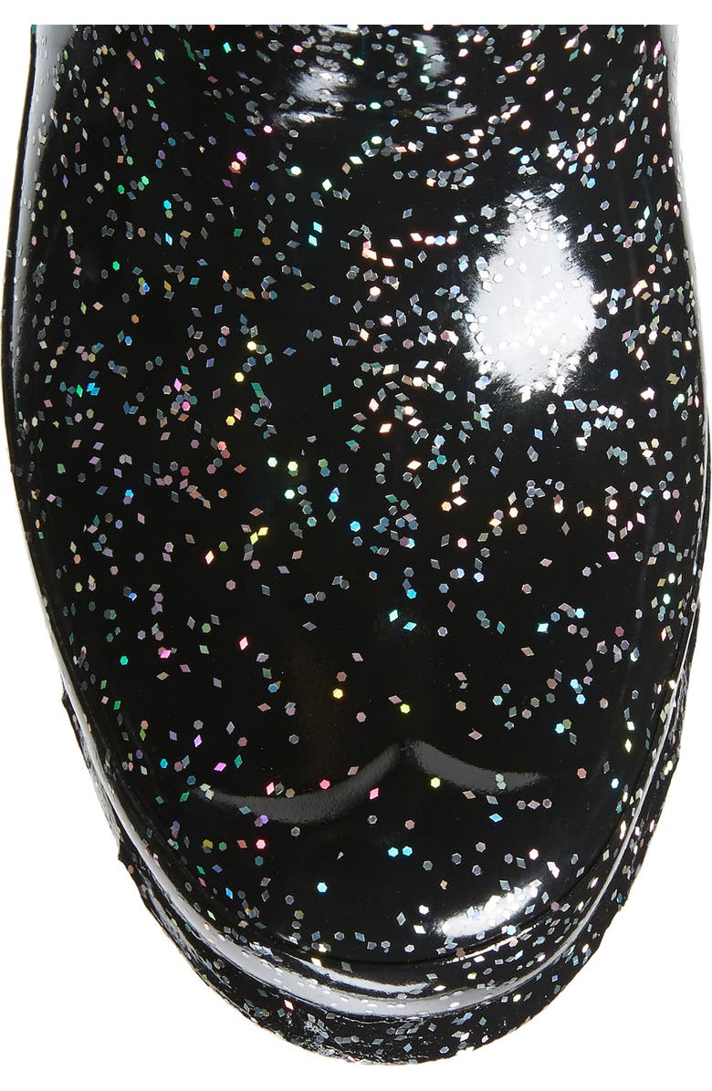 Hunter Kids' Original Giant Glitter Waterproof Rain Boot, Alternate, color,