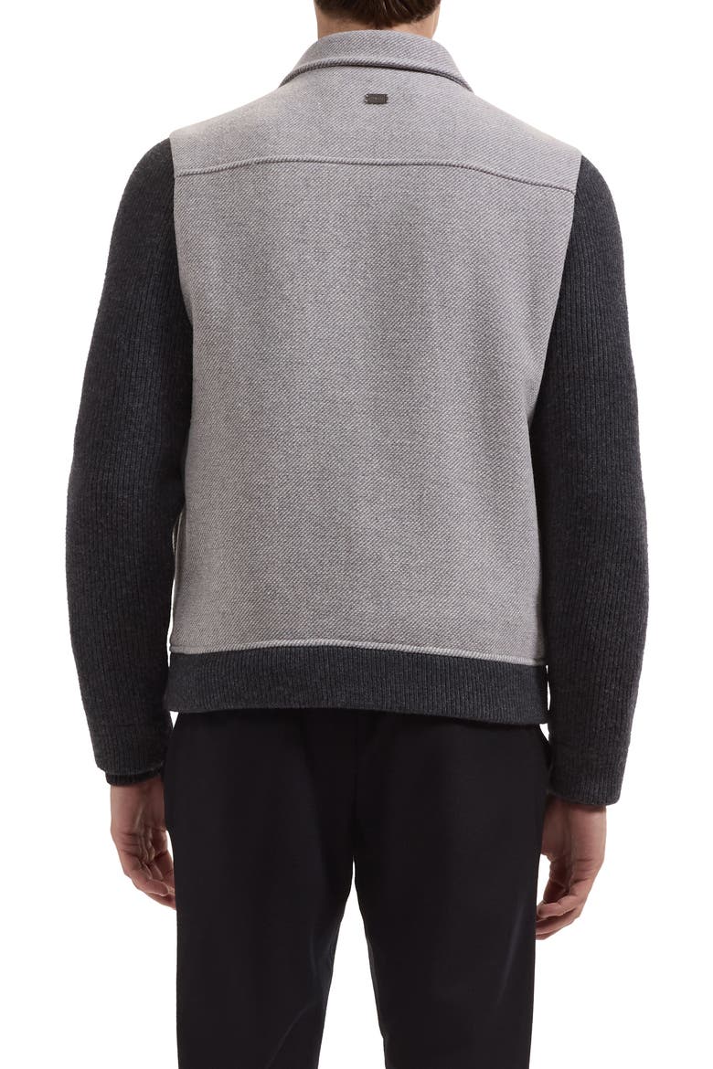 Hybrid Knit Blouson Jacket, Alternate, color, GRAPHITE