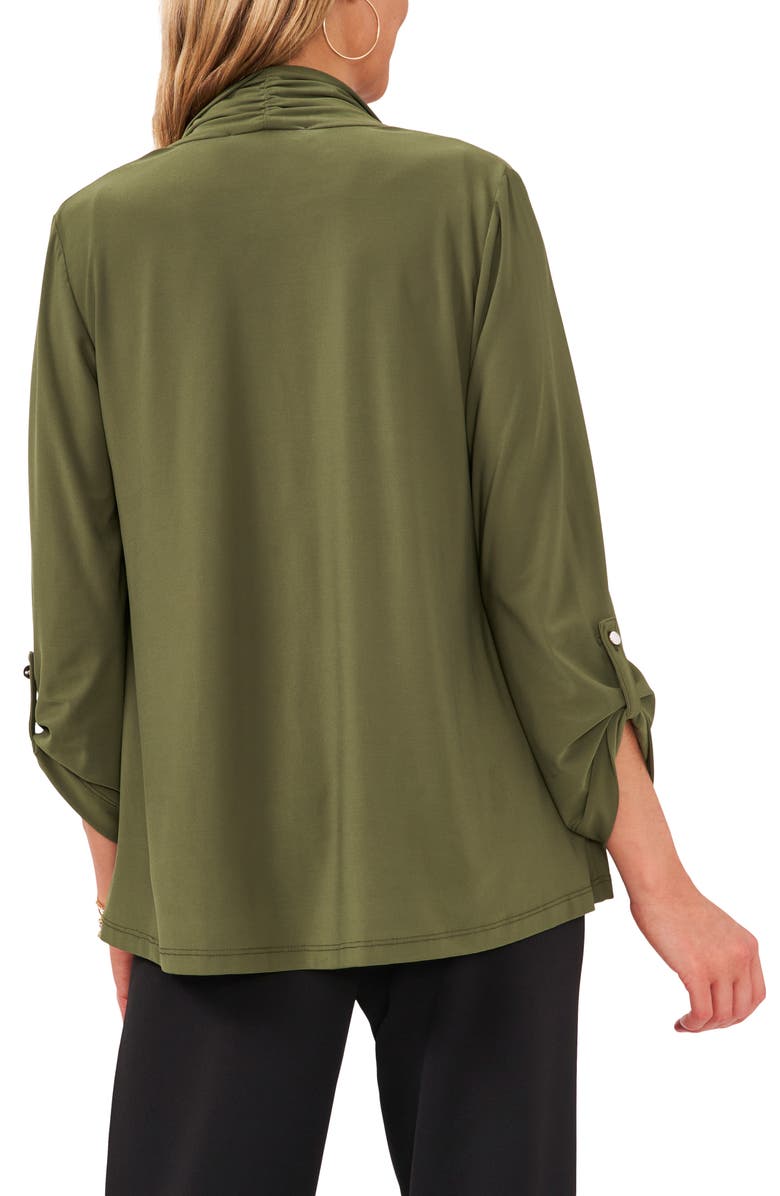 Chaus Cardigan, Alternate, color, Arresting Emerald