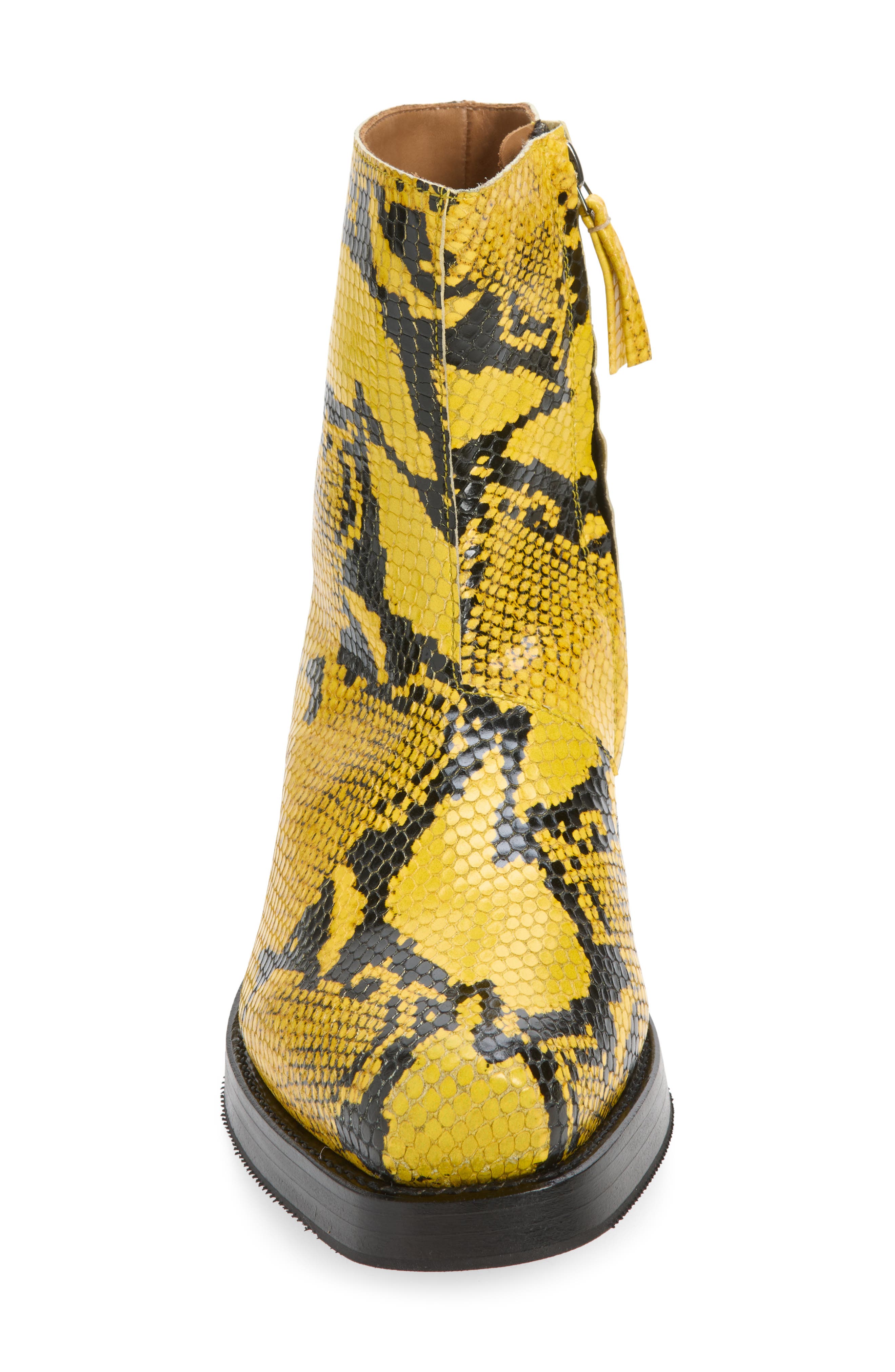 Charro Snakeskin Embossed Boot, Alternate, color, SNAKE