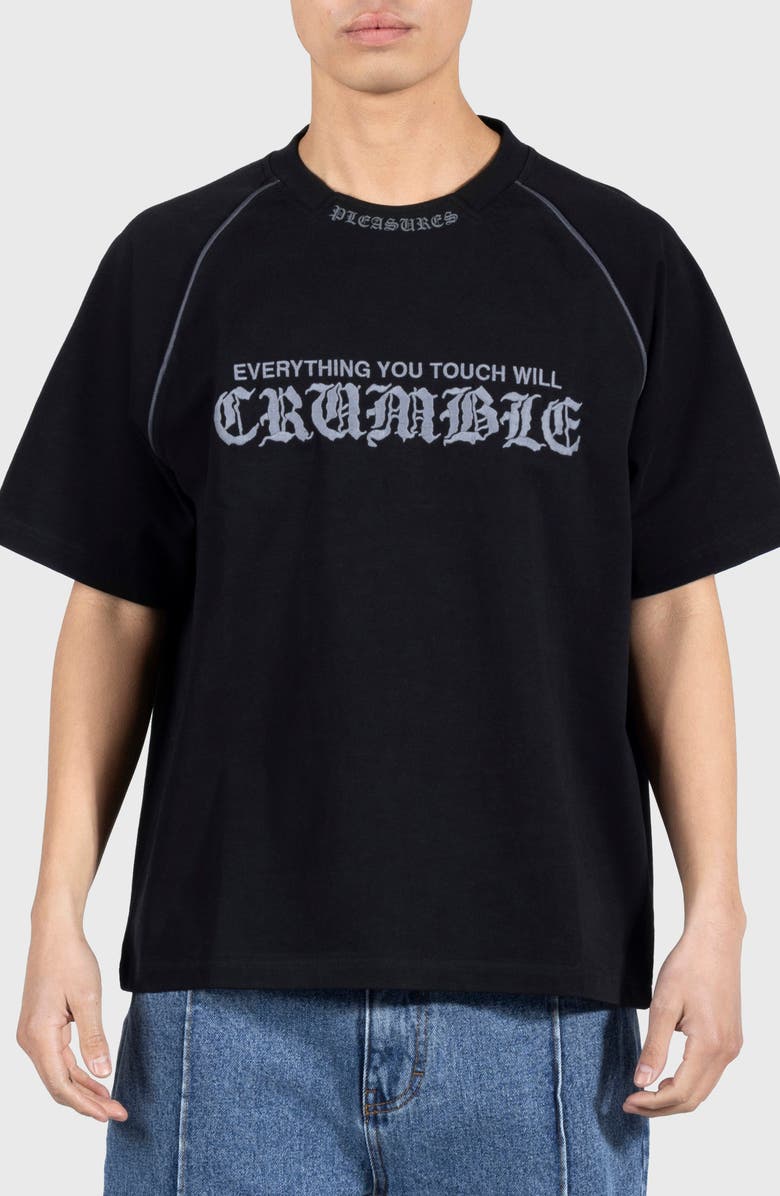 PLEASURES Crumble Graphic T-Shirt, Main, color, 