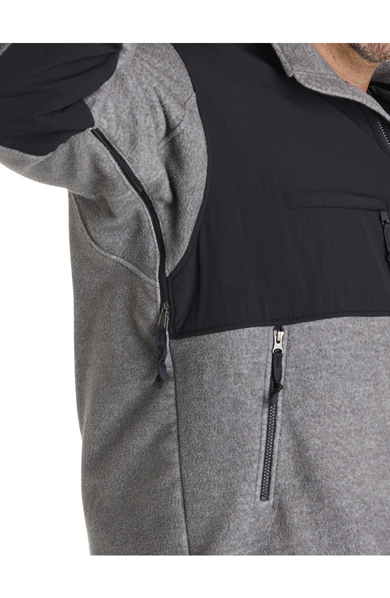 The North Face Big & Tall Retro Denali Jacket, Alternate, color, Mid Grey Heather