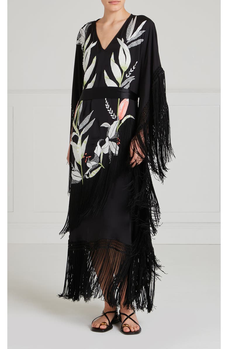 Temperley London Madeline Kaftan, Alternate, color, Black