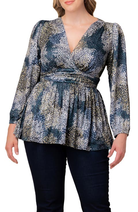 Leah Gathered Top (Plus Size)