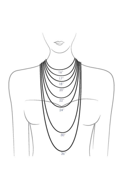 A & M A&m Sterling Silver Box Chain Necklace In Silver