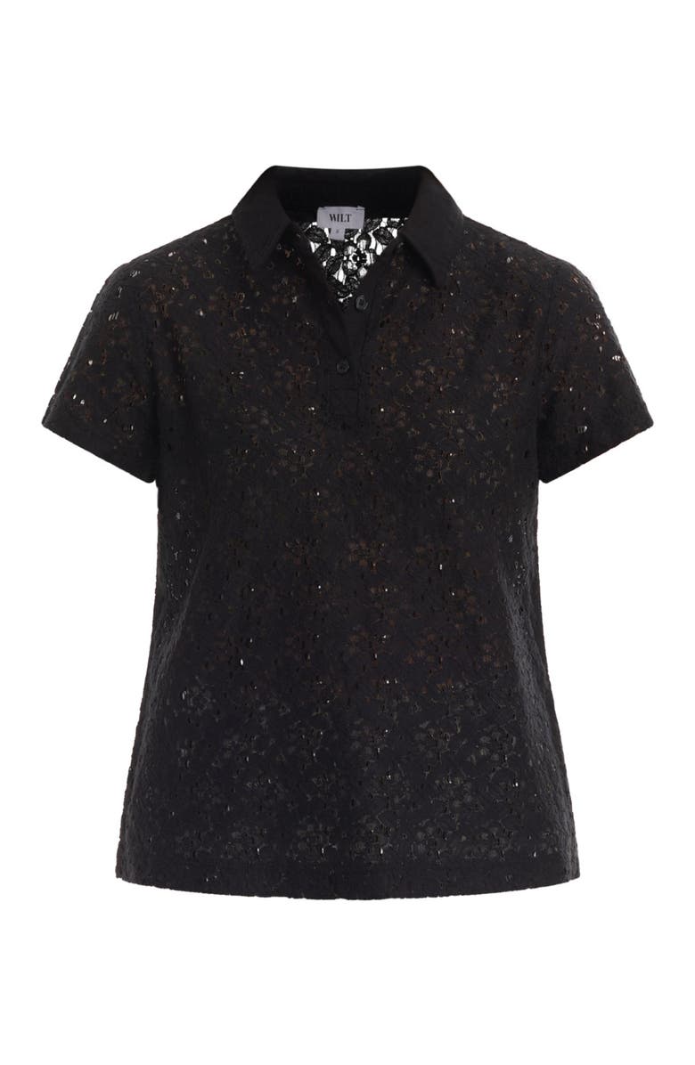 Wilt Short Sleeve Polo, Alternate, color, Black
