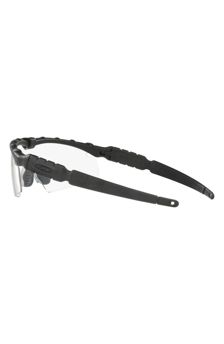 Oakley M Frame 2.0 Strike 130mm Semi Rimless Rectangular Sunglasses, Alternate, color, Matte Black