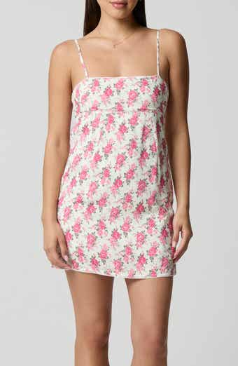 Floral Square Neck Mini Sundress