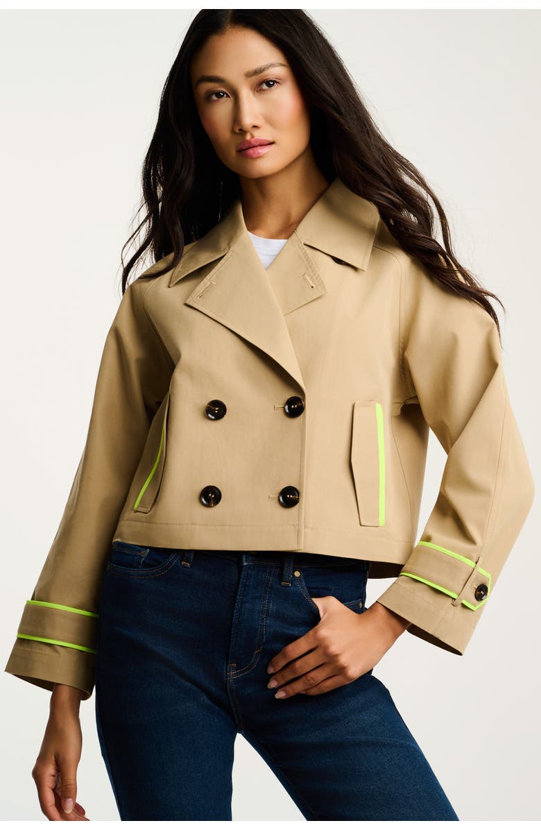 Lisa Todd In Trench Jacket, Main, color, Natural Neon
