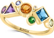 EFFY 14K Yellow Gold Multi Stone & Diamond Ring