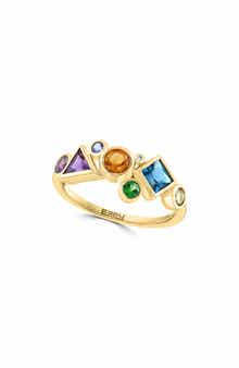 EFFY 14K Yellow Gold Multi Stone & Diamond Ring