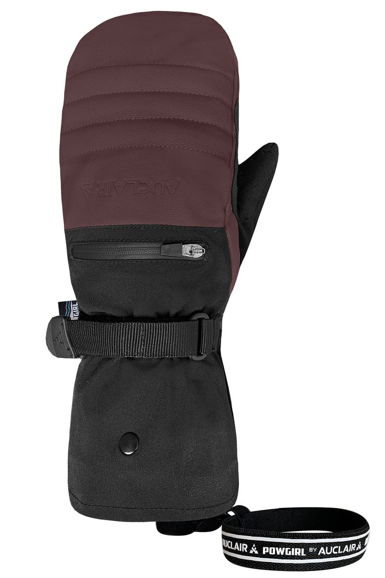A-peak 2-in-1 Mitts, Main, color, BURGUNDY/BLACK