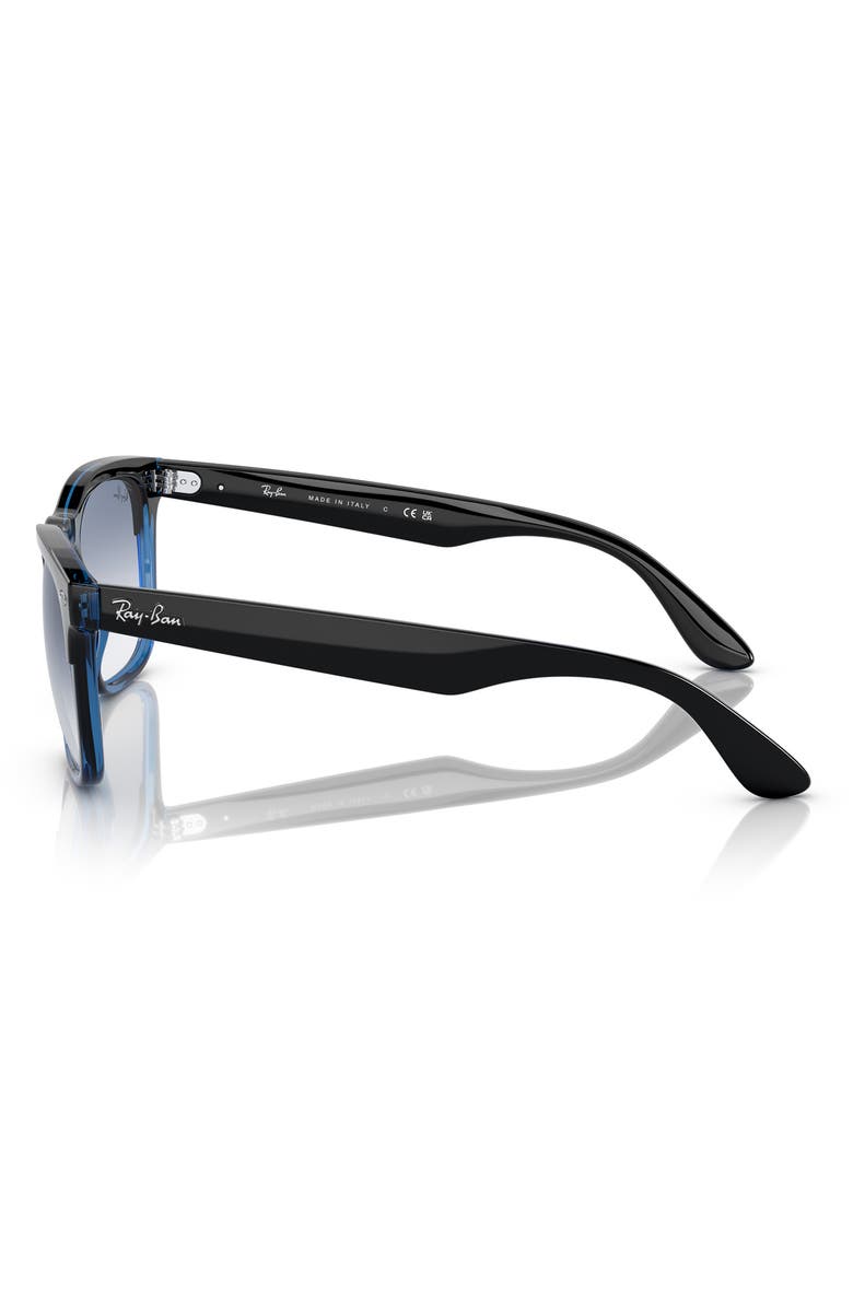 Ray-Ban 54mm Square Sunglasses, Alternate, color, Black Blue