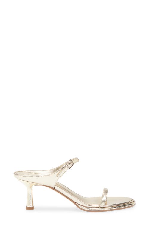 Marc Fisher Ltd Ayelet Strappy Sandal In Gold