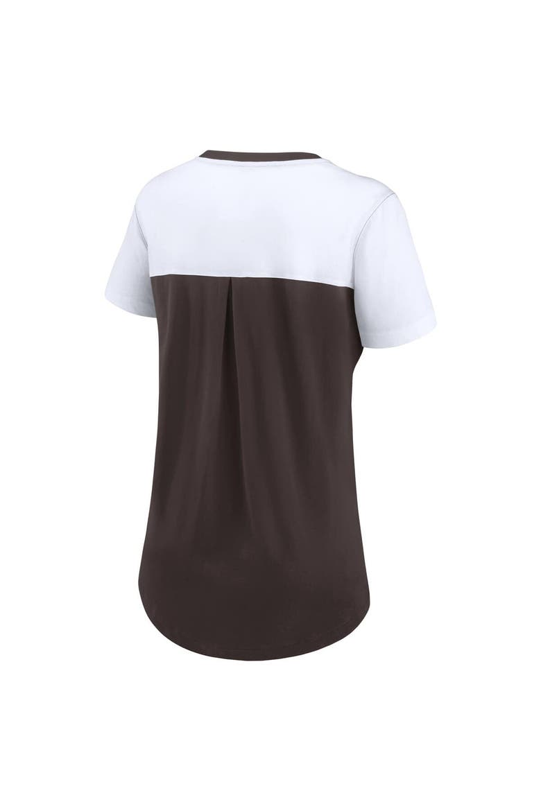 Women's Nike  Brown Cleveland Browns Performance Fashion T-Shirt, Alternate, color, Brown