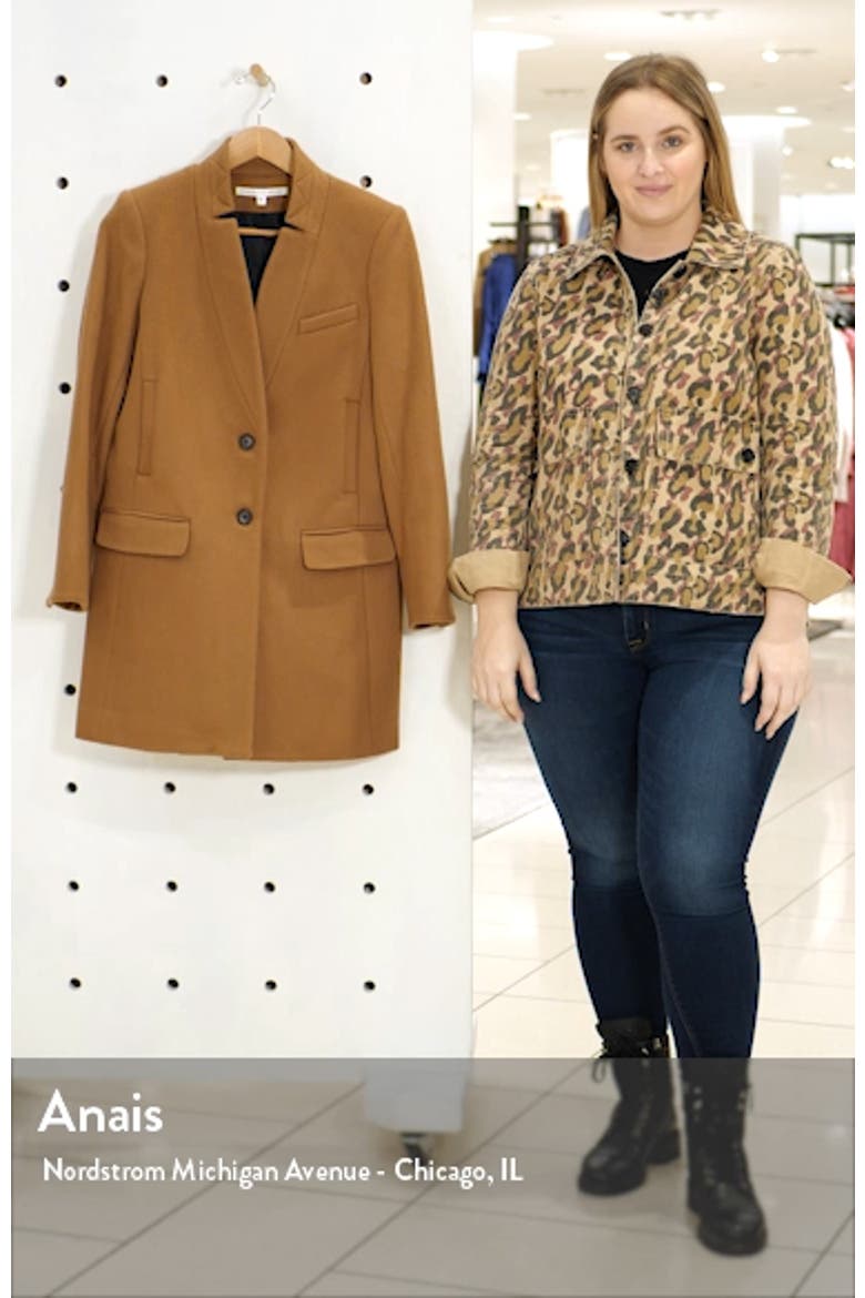 Wool Blend Car Coat video