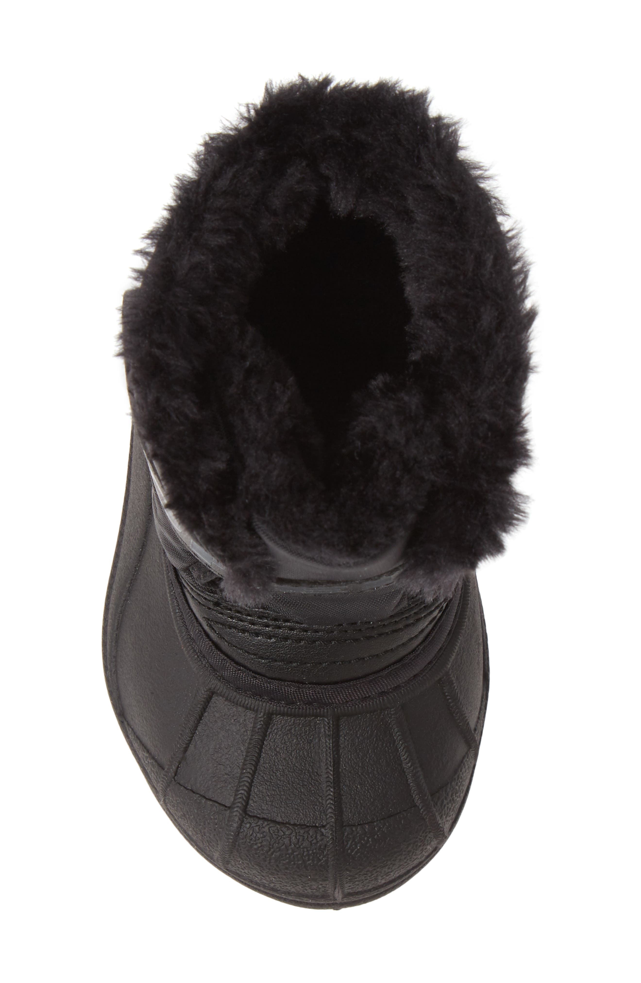 Kids' Snow Commander Insulated Waterproof Boot, Alternate, color, BLACK