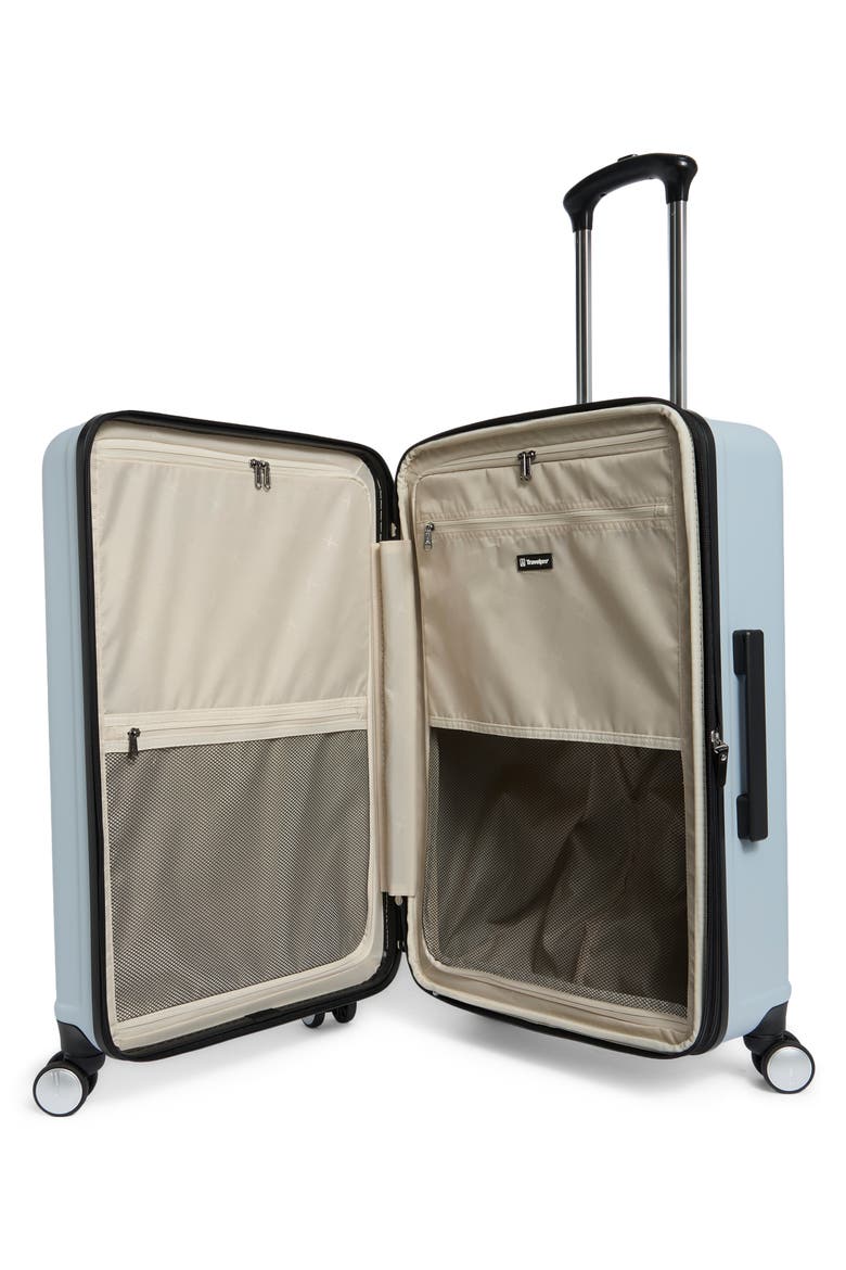 FlightPro 24-Inch Hardside Spinner Luggage, Alternate, color, POWDER BLUE MATTE