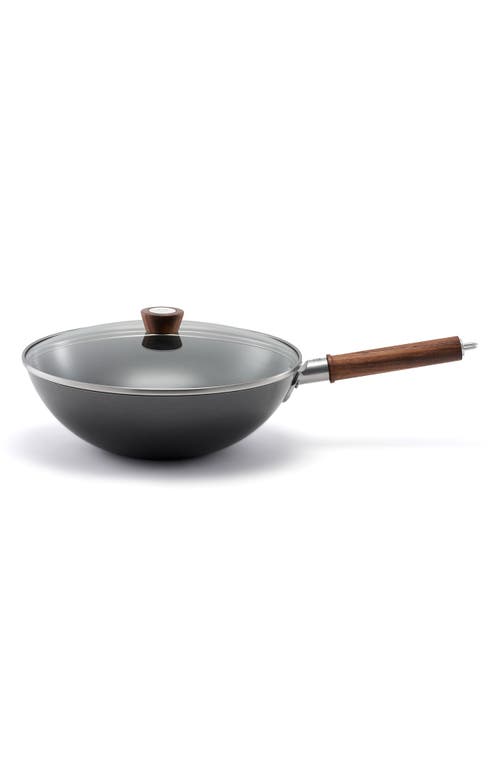 Zwilling Dragon 12-inch Carbon Steel Wok With Lid In Gray
