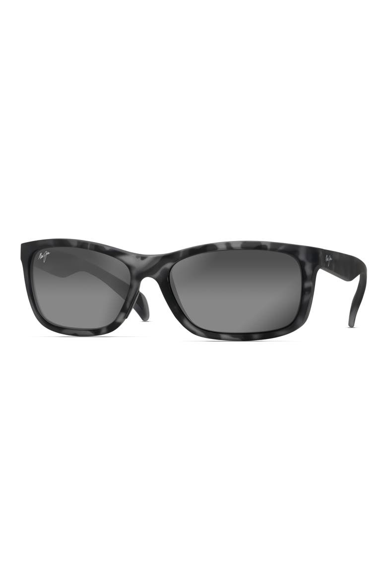 Puhi 59mm Polarized Sunglasses, Main, color, GREY TORTOISE MATTE