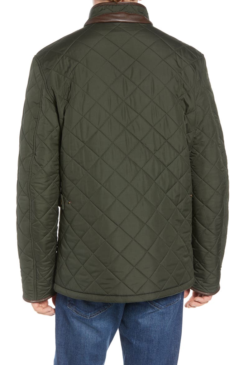 Powell Diamond Quilted Jacket, Alternate, color, SAGE