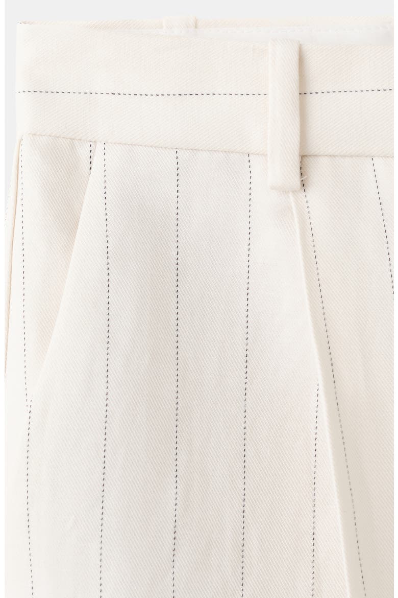 Argelia Pleated Bermuda shorts, Alternate, color, LIGHT BEIGE