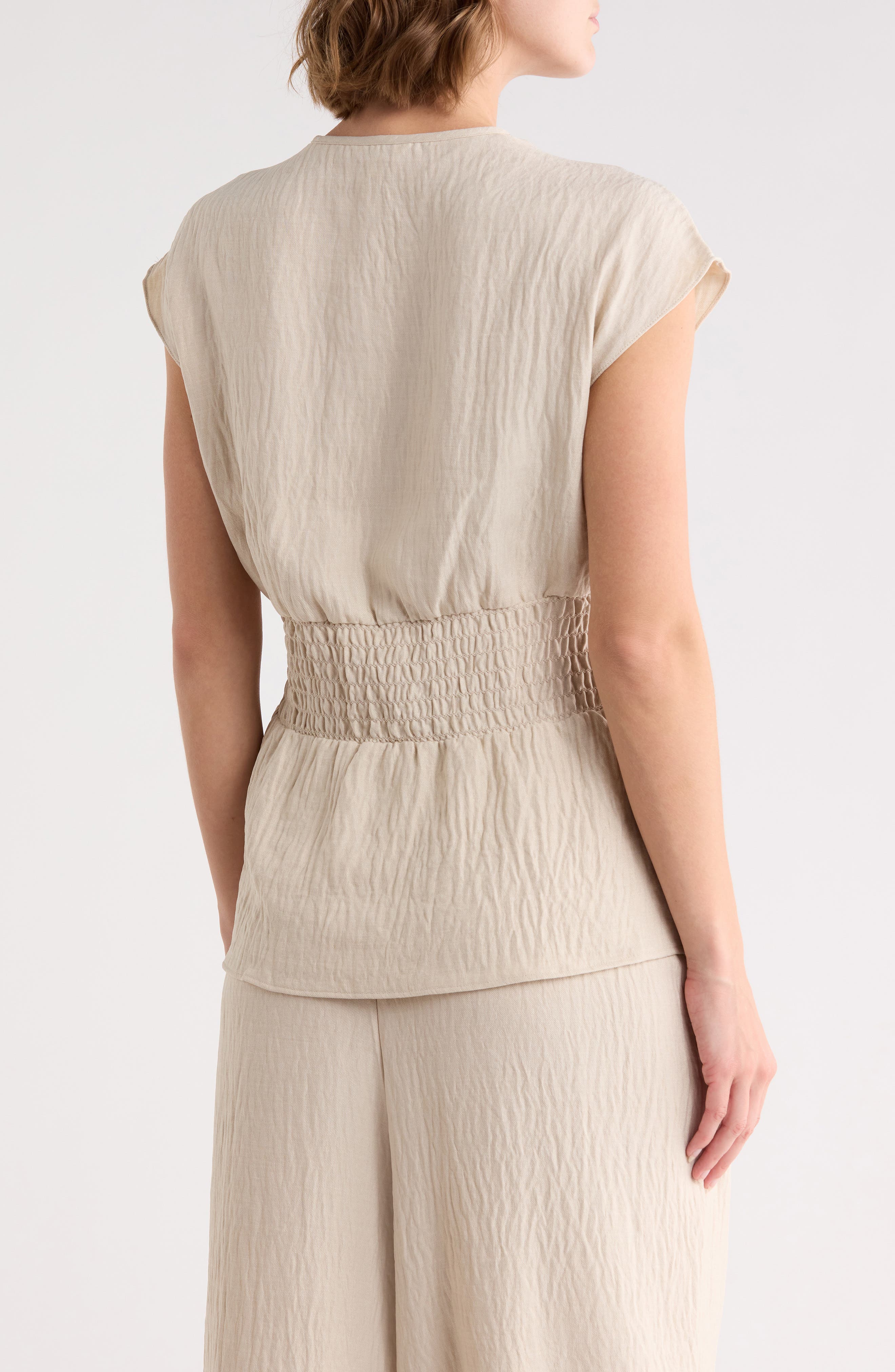 Pleat Front Top