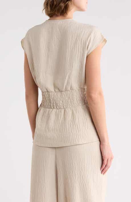 Pleat Front Top
