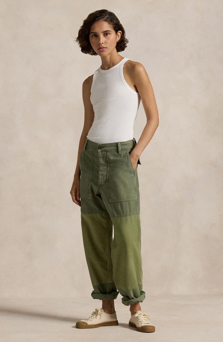Polo Ralph Lauren Ricky Cotton Sateen Pants, Alternate, color, 
