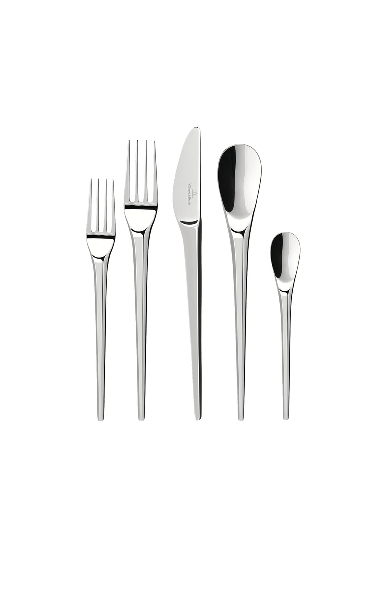 Villeroy 
Boch NewMoon 5 Piece Place Set, Main, color, Stainless Steel