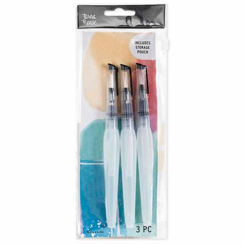 Brush Set Water 3Pc Builtin Water Reservoir