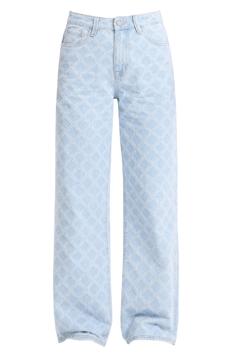 Bayeas High Waist Straight Leg Jeans, Alternate, color,