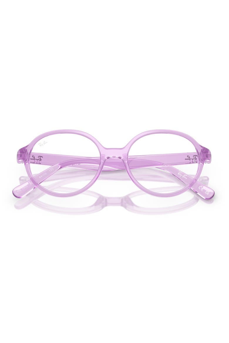 Kids' 42mm Small Phantos Optical Glasses, Alternate, color, TRANSPARENT VIOLET