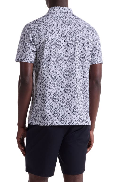 Bugatchi Victor Ooohcotton® Floral Polo In Black