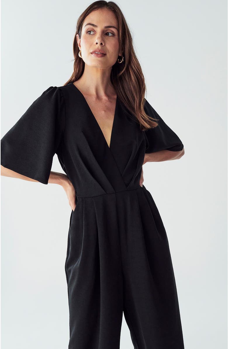 WILLA Omaha Jumpsuit, Alternate, color, Black Texture