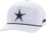 HOOEY Men's HOOey White Dallas Cowboys Star Logo Rope Adjustable Hat