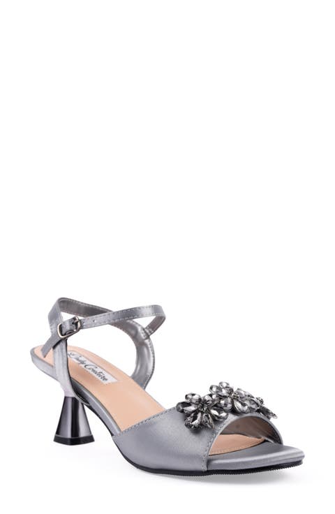 Liz Floral Crystal Sandal (Women)