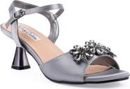 LADY COUTURE Liz Floral Crystal Sandal
