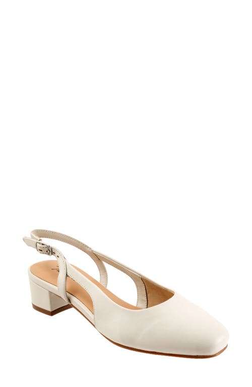 Trotters Dottie Slingback Pump In Ivory