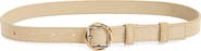 Jacquemus La Ceinture Salon Croc Embossed Suede Belt