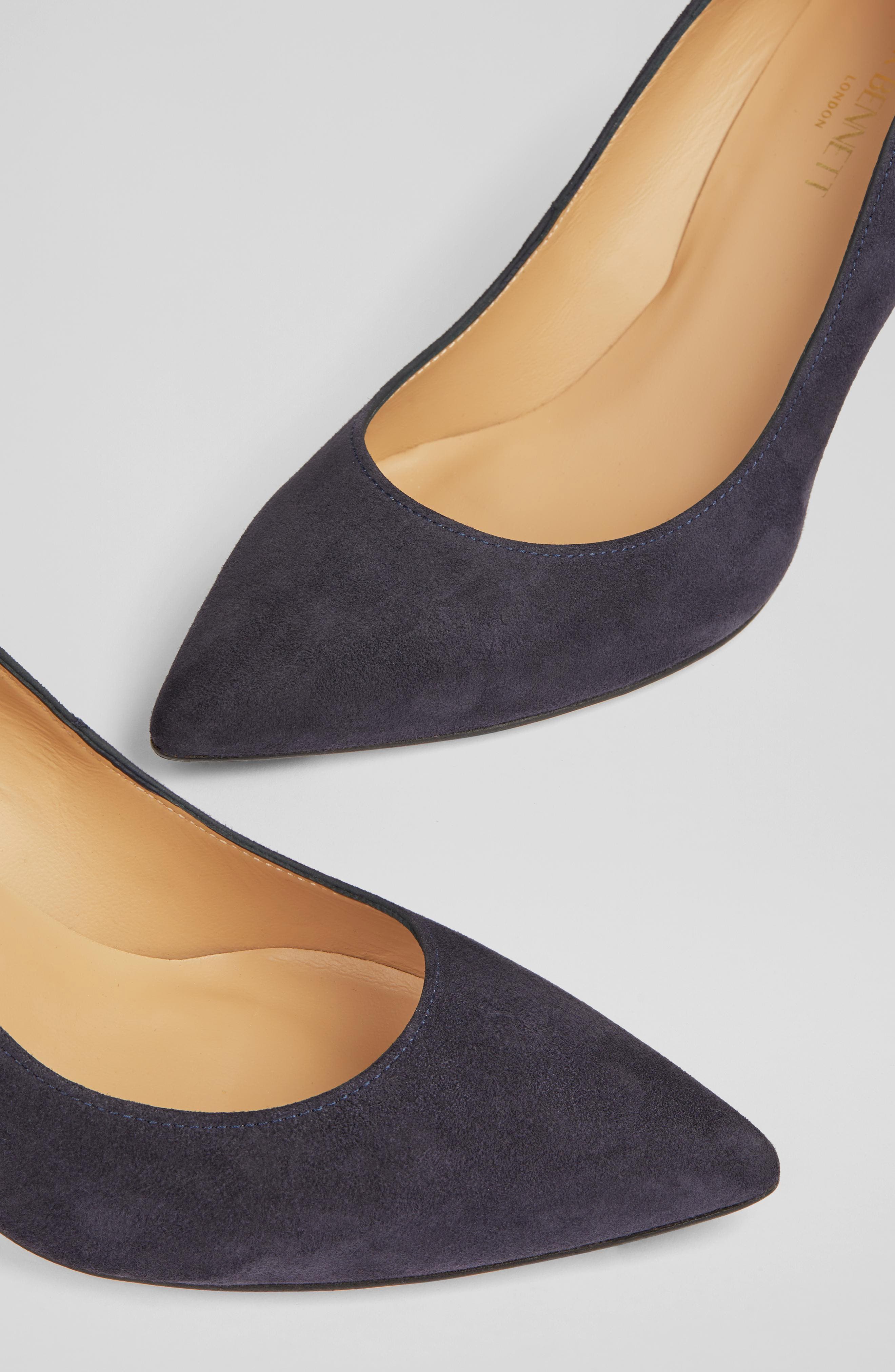 Fern Pointed Toe Pump, Alternate, color, NAVY