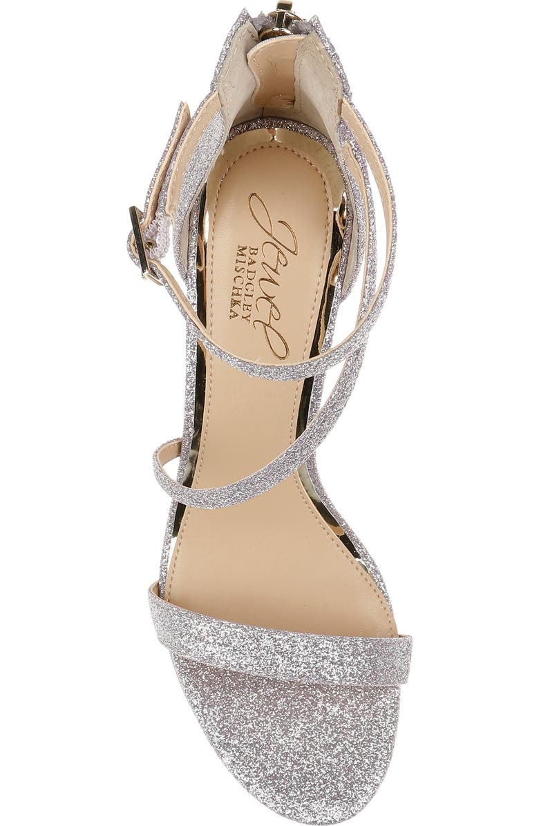 Jewel Badgley Mischka Diana Strappy Sandal, Alternate, color, Lilac