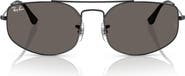 Ray-Ban 57mm Irregular Oval Sunglasses