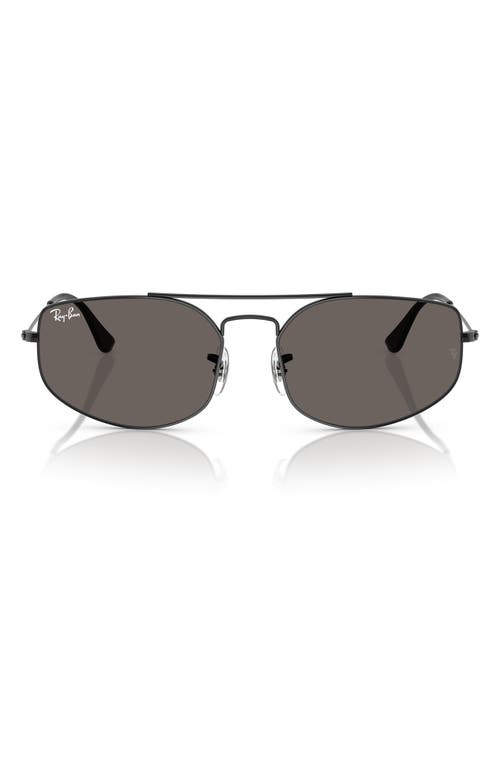 Ray Ban Ray-ban 60mm Irregular Sunglasses In Black