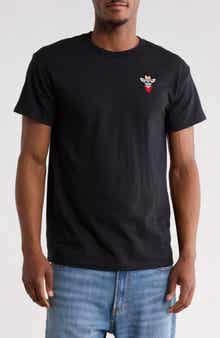 RIOT SOCIETY Skull Cowboy Emroidery T-Shirt